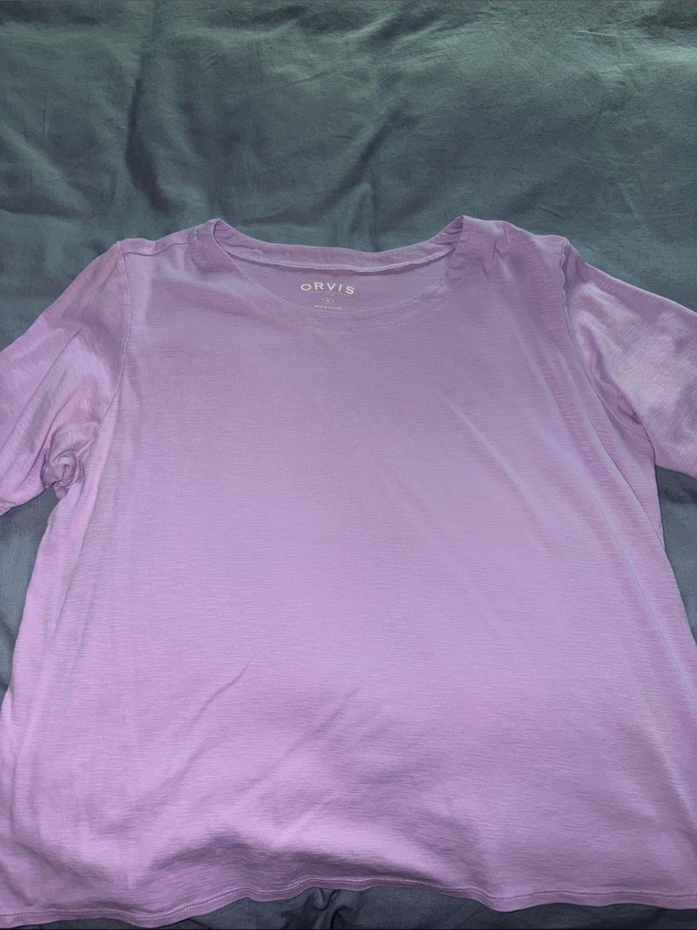 Orvis women's Light Lavender Short-Sleeve Crew Tee
